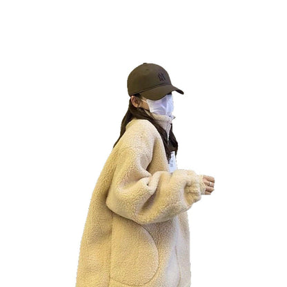 Veste teddy oversize – Douceur cocoon pour l’hiver