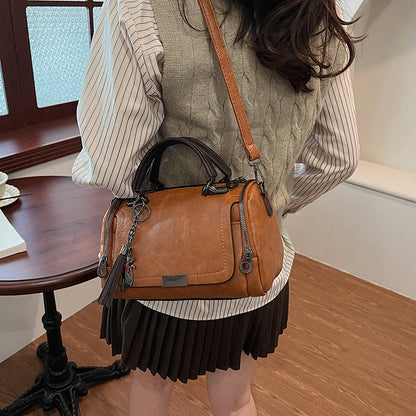 Sac bandoulière matelassé – Chaîne dorée et élégance urbaine