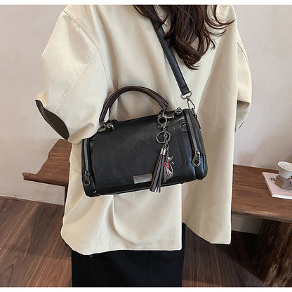 Sac bandoulière matelassé – Chaîne dorée et élégance urbaine