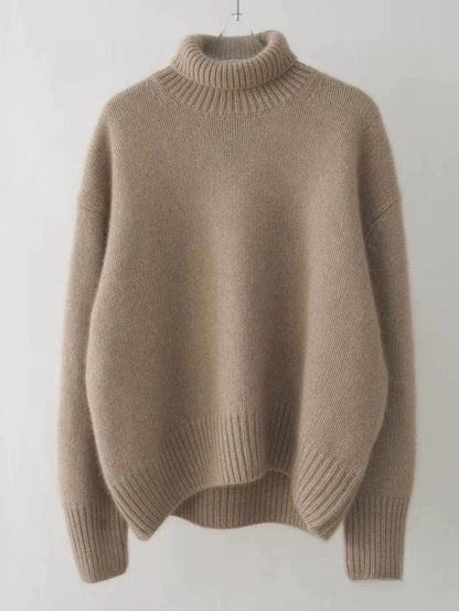 Pull Cachemire Col Roulé