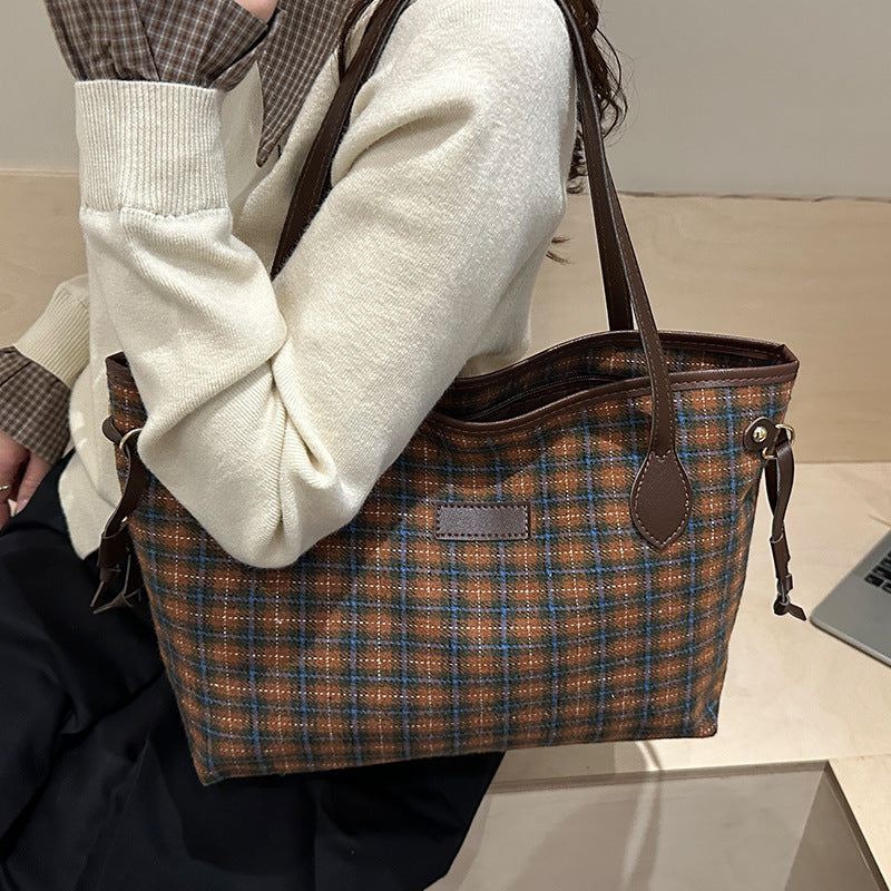 Sac Tressé Géométrique Spacieux
