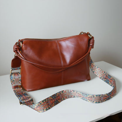 Sac Hobo Effet Laqué Brillant Souple