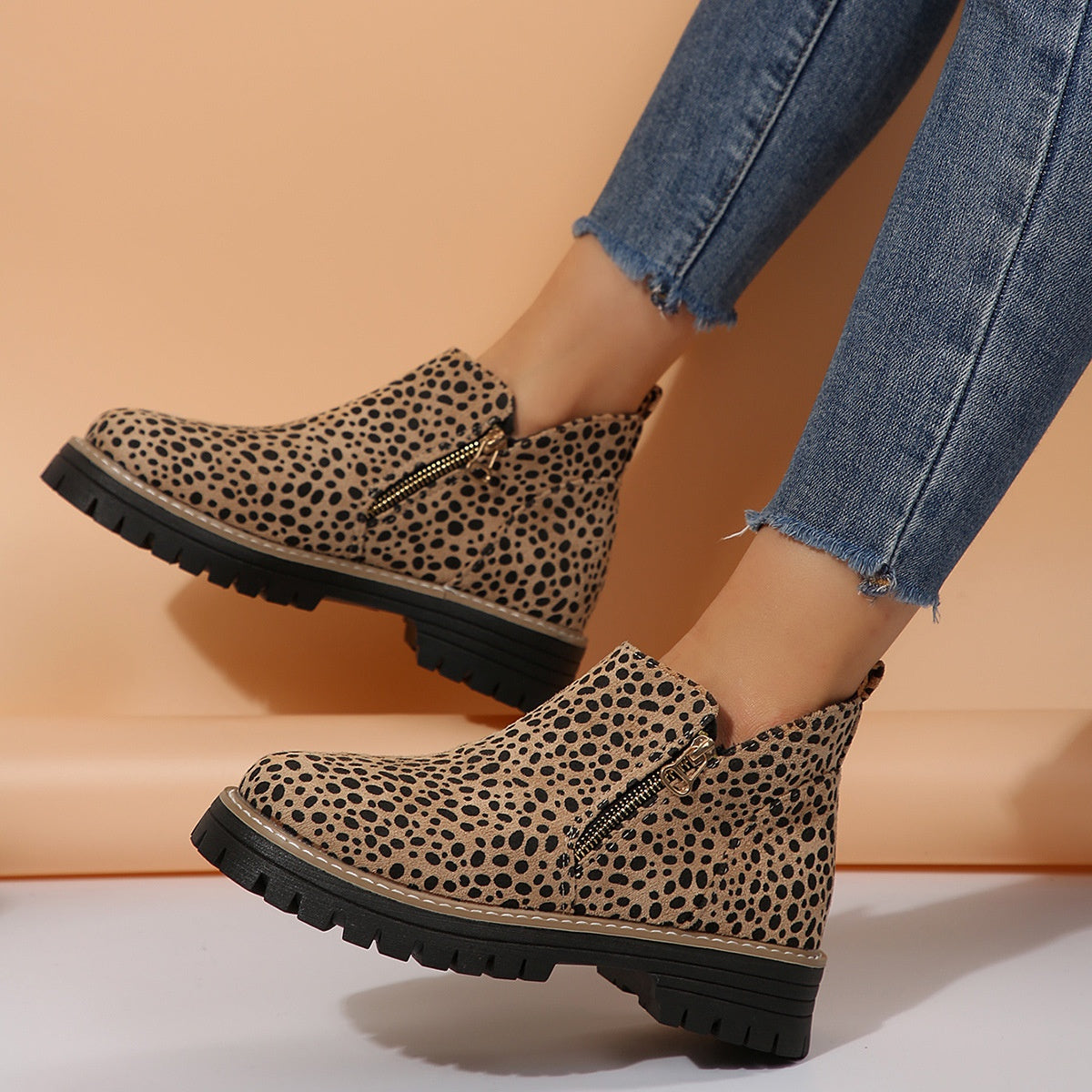 Bottines Urbaines Zippées