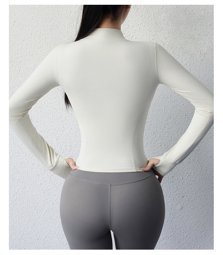 Veste de sport zippée cintrée