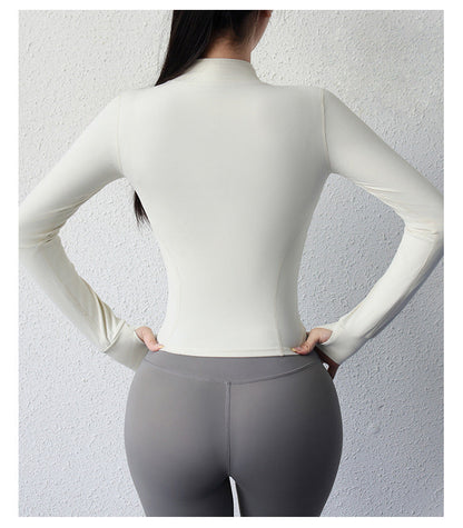 Veste de sport zippée cintrée
