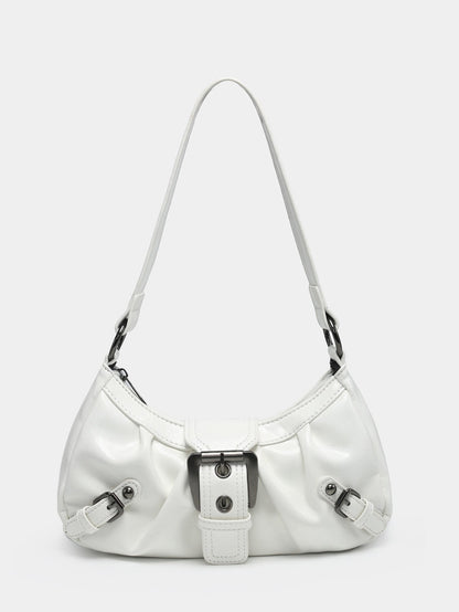 Sac baguette rétro – Boucle statement et allure vintage