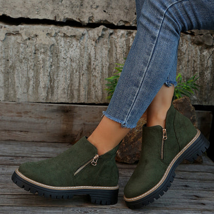 Bottines Urbaines Zippées