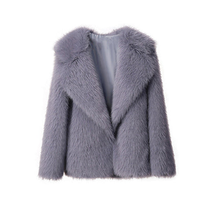 Veste courte en fausse fourrure – Douceur cocoon et élégance