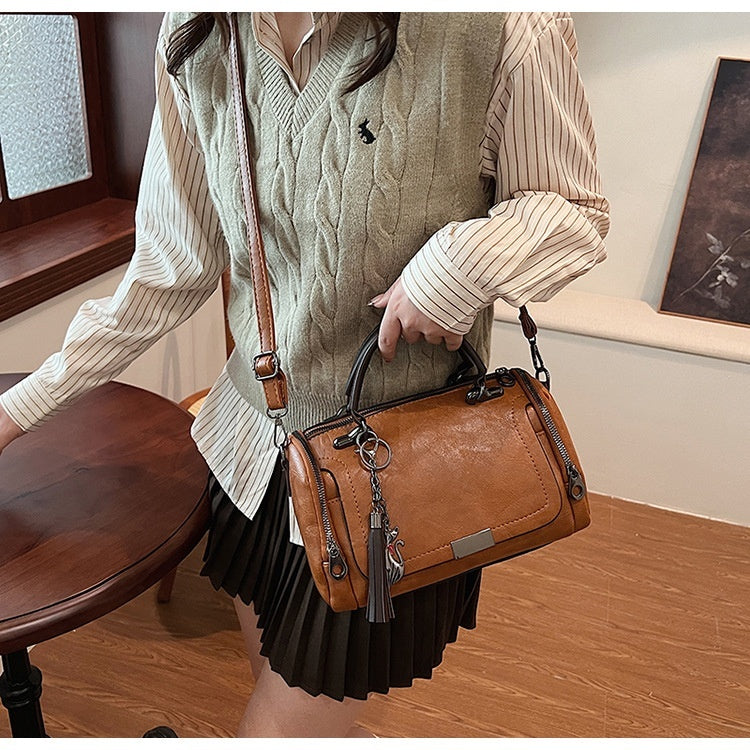 Sac bandoulière matelassé – Chaîne dorée et élégance urbaine