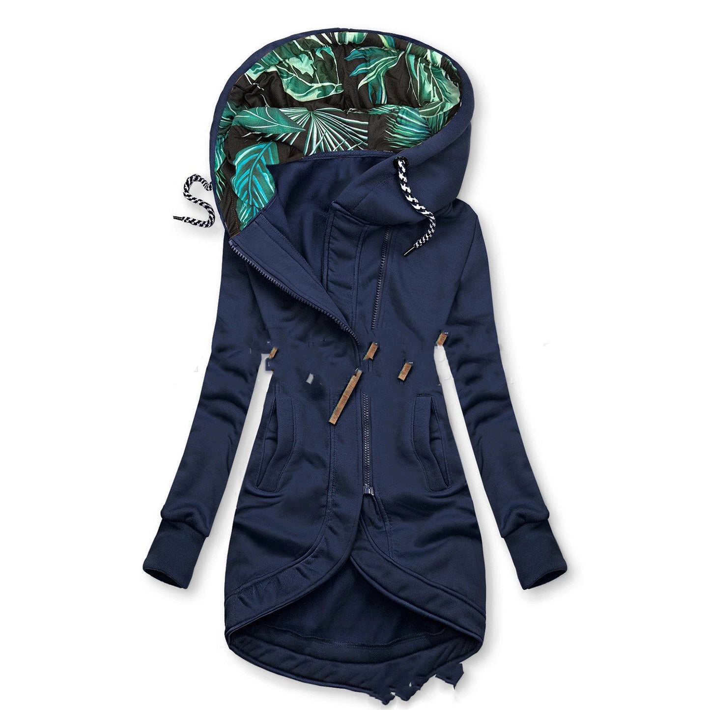Veste à Capuche à Manches Longues