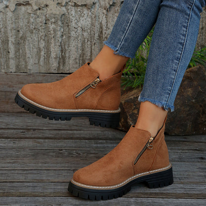 Bottines Urbaines Zippées
