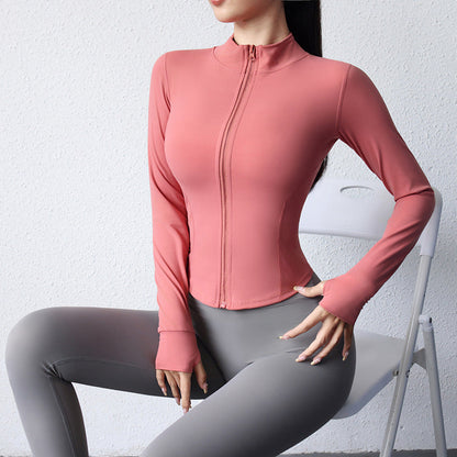 Veste de sport zippée cintrée