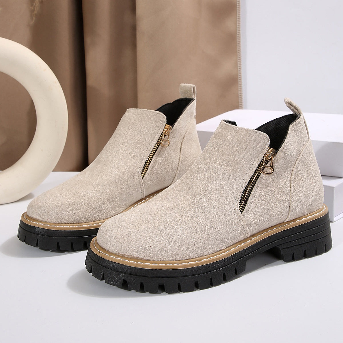 Bottines Urbaines Zippées