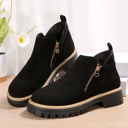 Bottines Urbaines Zippées