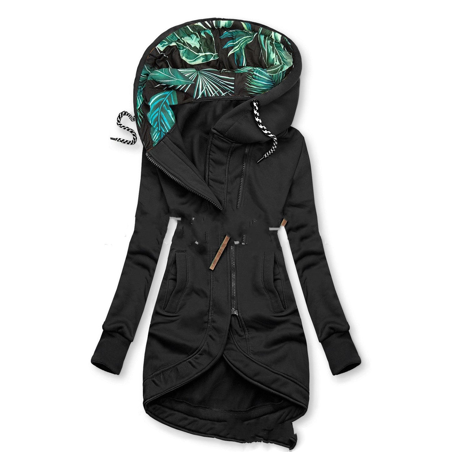 Veste à Capuche à Manches Longues