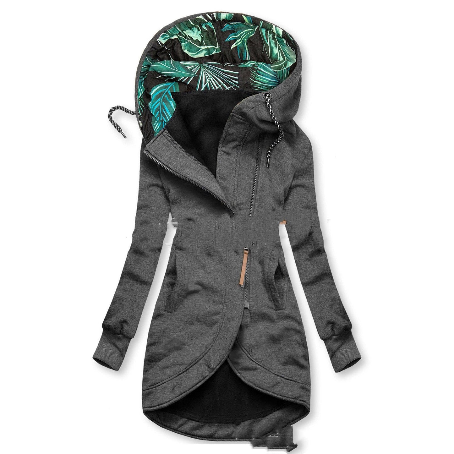 Veste à Capuche à Manches Longues