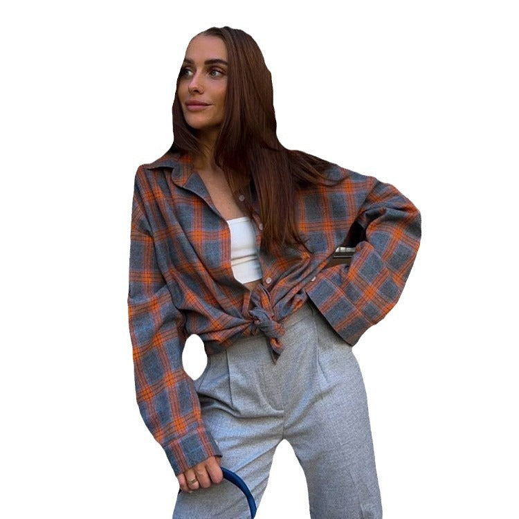 Chemise à carreaux oversize – Style casual et tendance