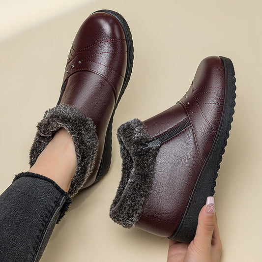Bottines fourrées confort – Chaleur et stabilité au quotidien